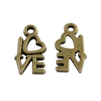 Metalni privezak 15x8mm