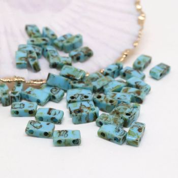 MIYUKI Half Tila , Japanske staklene perle sa 2 rupe (MHT04037)