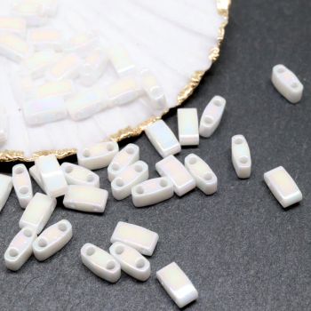 MIYUKI Half Tila , Japanske staklene perle sa 2 rupe (MHT0506)