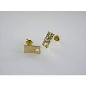 Ukrasna osnova za midjuše 11x6x1,5 mm-boja zlata ( MK-MIN101Z )