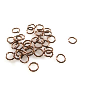 Metalne alke boje bakra. Dimenzije 0,85x6mm. ...MKOK-A085x6-B