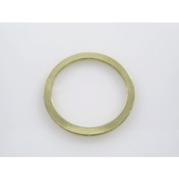 Ukrasna zatvorena alka 50x3mm, otvor 40mm, boja zlata   ( MKOK-A100Z )