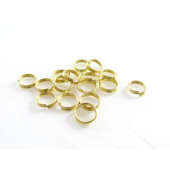 Metalne duple alke boje zlata. Dimenzije 0,85x8mm…. MKOK-DA0,85x8-Z