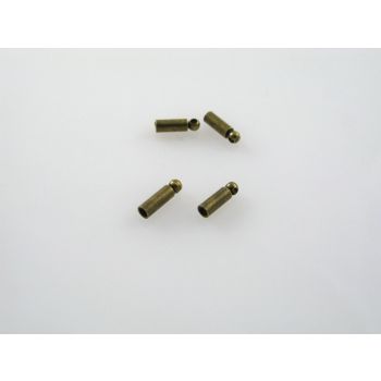 Metalna kapica/završetak za kožu,kanap  6x3 mm, antik bronza( MKOK-KAP113AM ) 