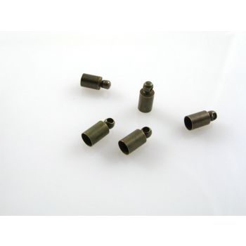 Metalna kapica/završetak za kožu,kanap... 3.5mm, antik bronza  ( MKOK-KAP115AM ) 