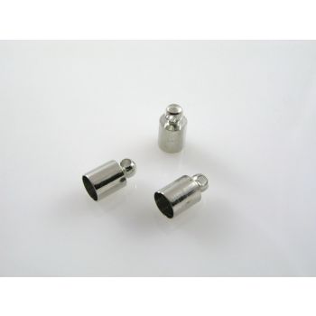 Metalna kapica/završetak za kožu,kanap... 3.5mm , boja inoxa ( MKOK-KAP115N ) 