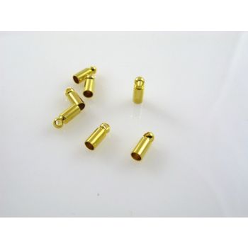 Metalna kapica/završetak za kožu,kanap... 3.5mm, boja zlata  ( MKOK-KAP115Z ) 