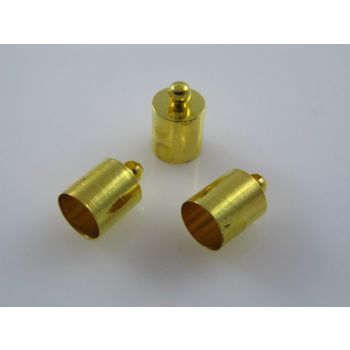 Metalna kapica/završetak za kožu,kanap... 9 mm, boja zlata  ( MKOK-KAP121Z ) 