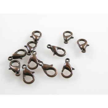 Metalna lobster kopča15x8mm, boja bakra (MKOK-KL502-B)