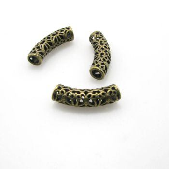 Metalna filgrin tuba 20x5mm - boja antik bronze ( MKOK-NP08AM)