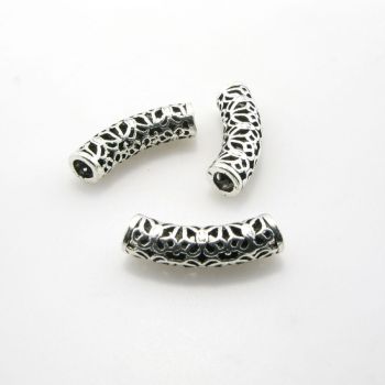 Metalna filgrin tuba 20x5mm - boja antik srebra ( MKOK-NP08AS)