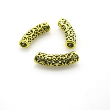 Metalna filgrin tuba 20x5mm - boja antik zlata ( MKOK-NP08AZ)