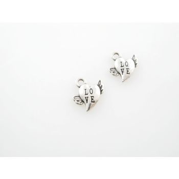 Metalni privezak 15x14mm