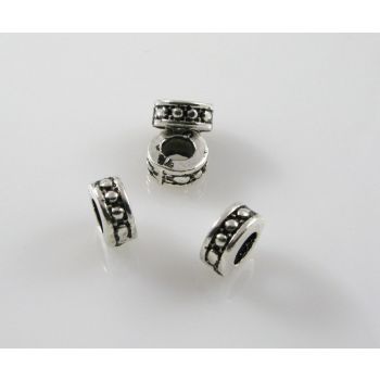 Metalna perla u boji anrtik srebra  ( MKOK-R103AS ) 