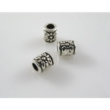 Metalna perla u boji anrtik srebra  ( MKOK-R106AS ) 