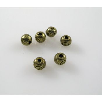 Metalna perla u boji anrtik bronze  ( MKOK-R109AM ) 