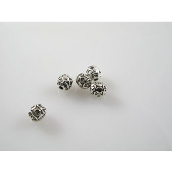 Metalna perla u boji anrtik srebra  ( MKOK-R110AS ) 