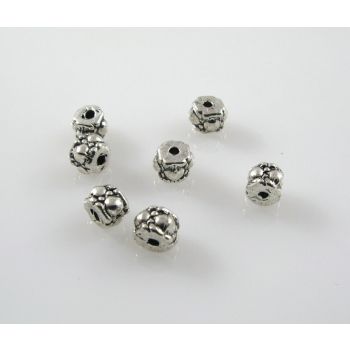 Metalna perla u boji anrtik srebra  ( MKOK-R114AS ) 