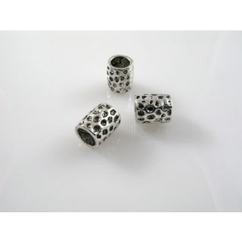 Metalna perla u boji anrtik srebra  ( MKOK-R119AS ) 