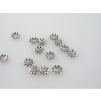 Metalna perla u boji anrtik srebra  ( MKOK-R124AS ) 