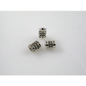 Metalna perla u boji anrtik srebra  ( MKOK-R125AS ) 