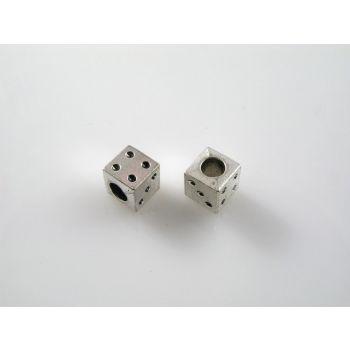 Metalna perla u boji anrtik srebra  ( MKOK-R136AS ) 