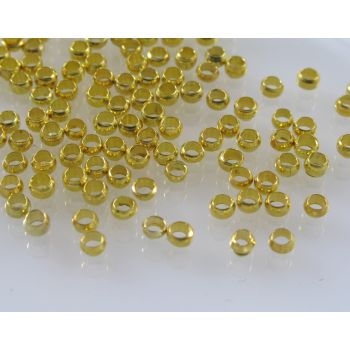 Mesing stoperi za nakit veličine 2.5 mm. Boja zlata (MKOK-STOP-2.5mmZL)