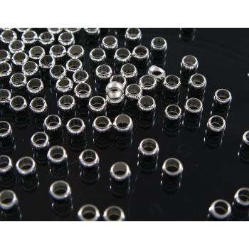 Mesing stoperi za nakit veličine 2mm. Boja srebra. (MKOK-STOP-2mmSR)