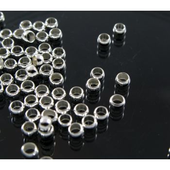 Mesing stoperi za nakit veličine 3 mm. Boja srebra.(MKOK-STOP-3mmSR)