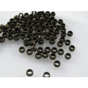 Mesing stoperi za nakit veličine 4 mm. Boja antik bronza (MKOK-STOP-4mmAM)