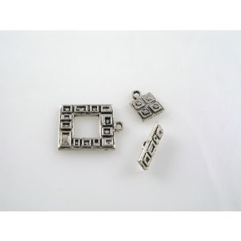 T- kopča u boji antik srebra ( MKOK-TKOP105AS)