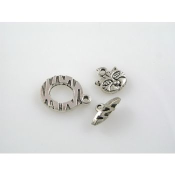 T- kopča u boji antik srebra ( MKOK-TKOP106AS)