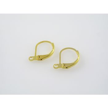 Francuska kopča za midjuše 15x11 mm- boja zlata (MKOK-UD02-ZL)