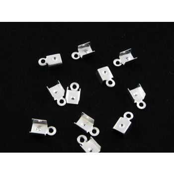 Završetak za kožice 9x4mm, boja srebra (MKOK-Z9x4-SR)