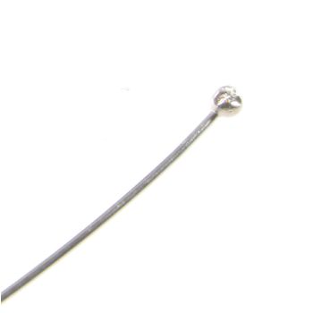 Iglice sa kuglicom od mesinga. Boja inoxa. Dužina igle 35mm x 0,6 mm. ( MKOKI1)