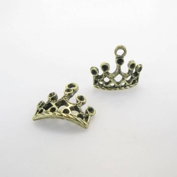 Privezak kruna 18.5 x 5.5 mm- boja antik zlatna  ( MKPRIV112AZ )