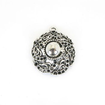 Privezak 30 x 25 x 9 mm- boja antik srebro  ( MKPRIV113AS )