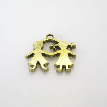 Privezak 19 x 18 mm,- boja antik bronza  ( MKPRIV116AM )