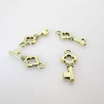 Privezak 22 x 9 mm,- boja antik zlatna  ( MKPRIV122AZ )