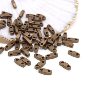 MIYUKI Quater Tila , Japanske staklene perle sa 2 rupe (MQT03015)