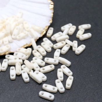 MIYUKI Quater Tila , Japanske staklene perle sa 2 rupe (MQT0350100)