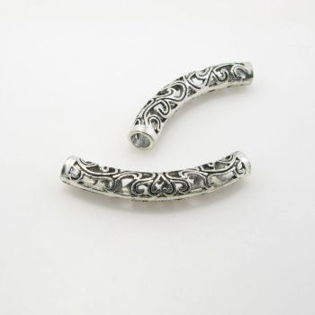 Metalna filgrin tuba 38x6mm - boja antik srebra ( MT05AS )