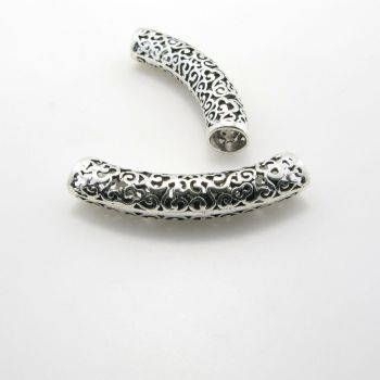 Metalna filgrin tuba 42x8mm - boja antik srebra ( MT06AS )