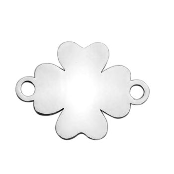 Konektor detelina od  304 nerdjajućeg čelika, 15.5x11.2x1 mm  ( NČ-KON107N)