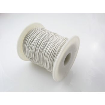 Pamučni voskirani kanap 1mm- boja bela (PAM-VK-K039)