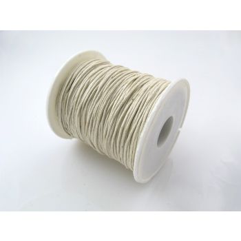 Pamučni voskirani kanap 1mm- boja krem (PAM-VK-K04)