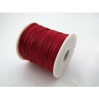 Pamučni voskirani kanap 1mm- boja bordo (PAM-VK-K112)