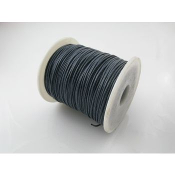 Pamučni voskirani kanap 1mm- boja  siva (PAM-VK-K29)