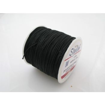 Poliester voskirani kanap 0,8mm- boja crna (POLI-VK0,8-01)