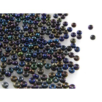 Preciosa seed beads 2mm...PREC-2mm-10
